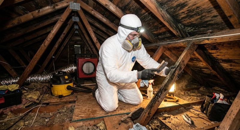 Attic Mold Remediation in Jupiter, FL