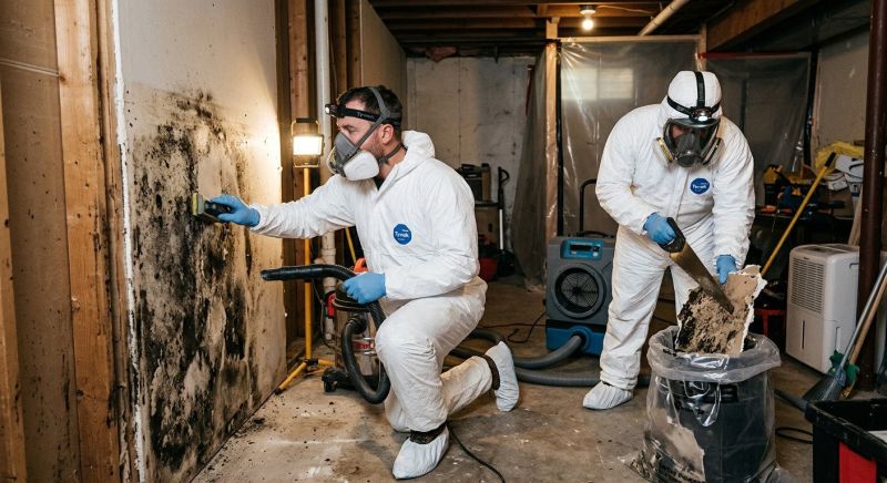 Basement Mold Removal in Frisco, TX