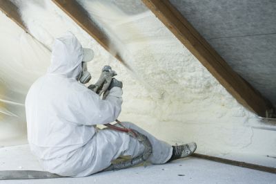 Inside Attic Insulation